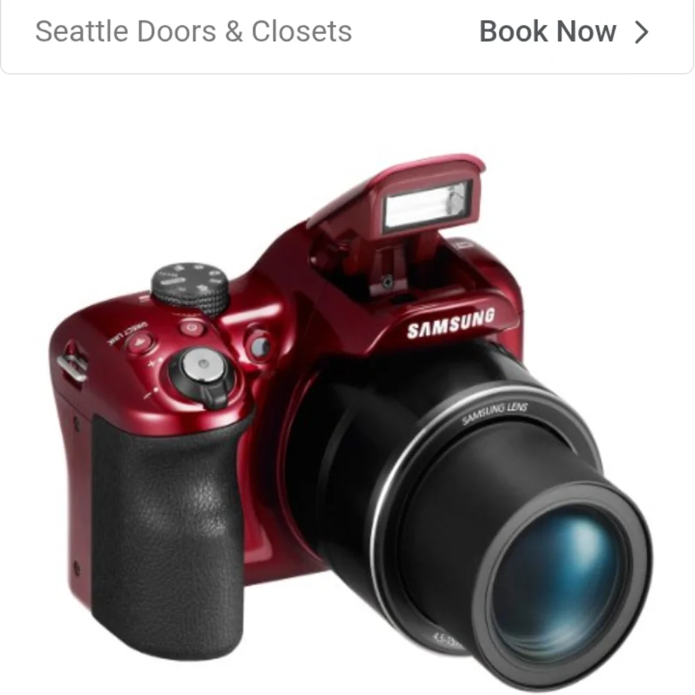 Samsung Red Digital Camera